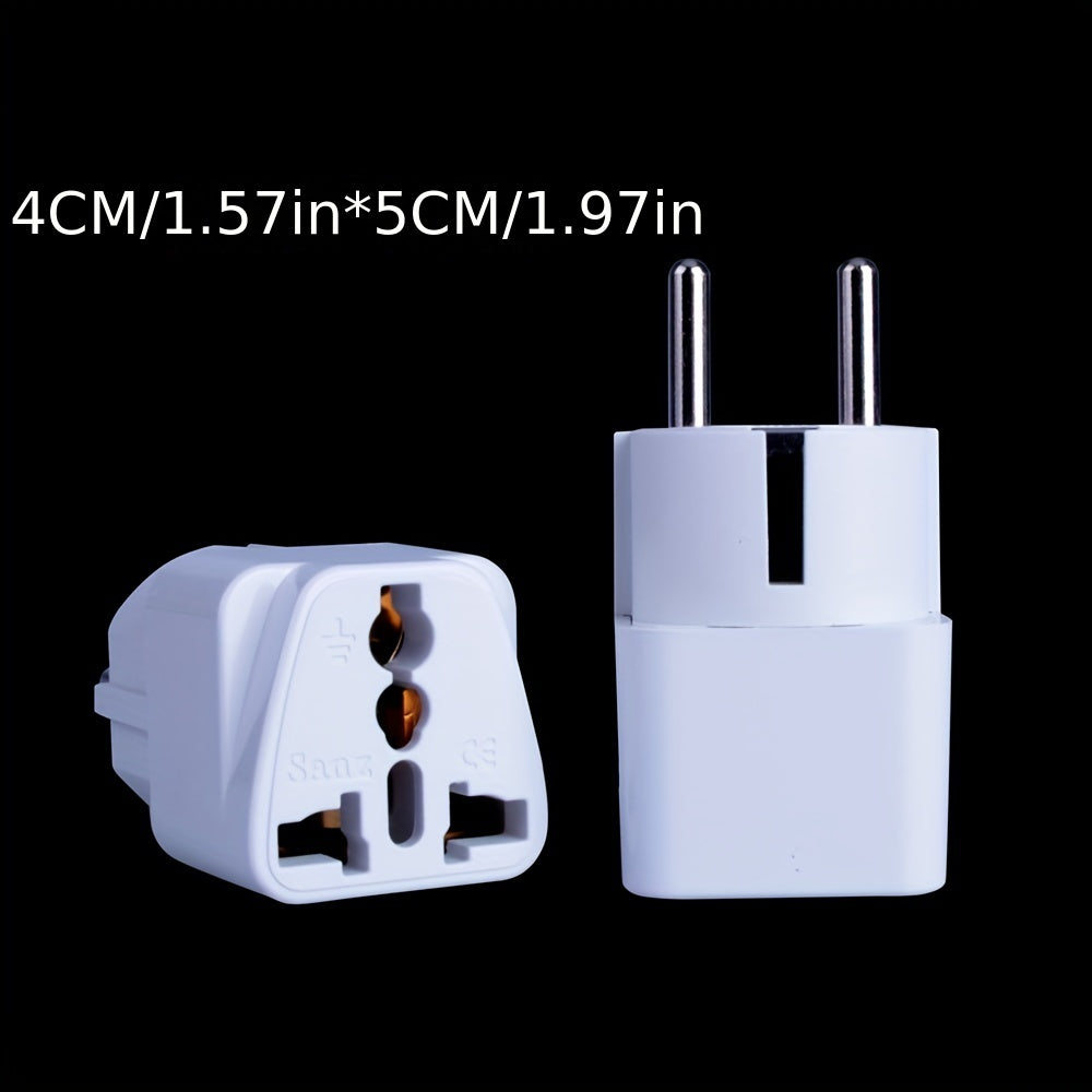 Adaptador de corriente universal para viajes que convierte enchufes US, UK, AU a Europa, Alemania, Rusia, Corea