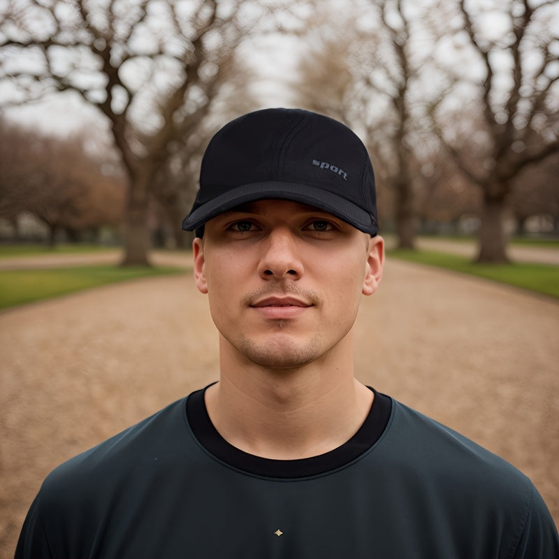 2-to'plam Unisex tez quriydigan polyester tarmoq baseball shapka bilan Qor tog'i va Sport harfli bosma