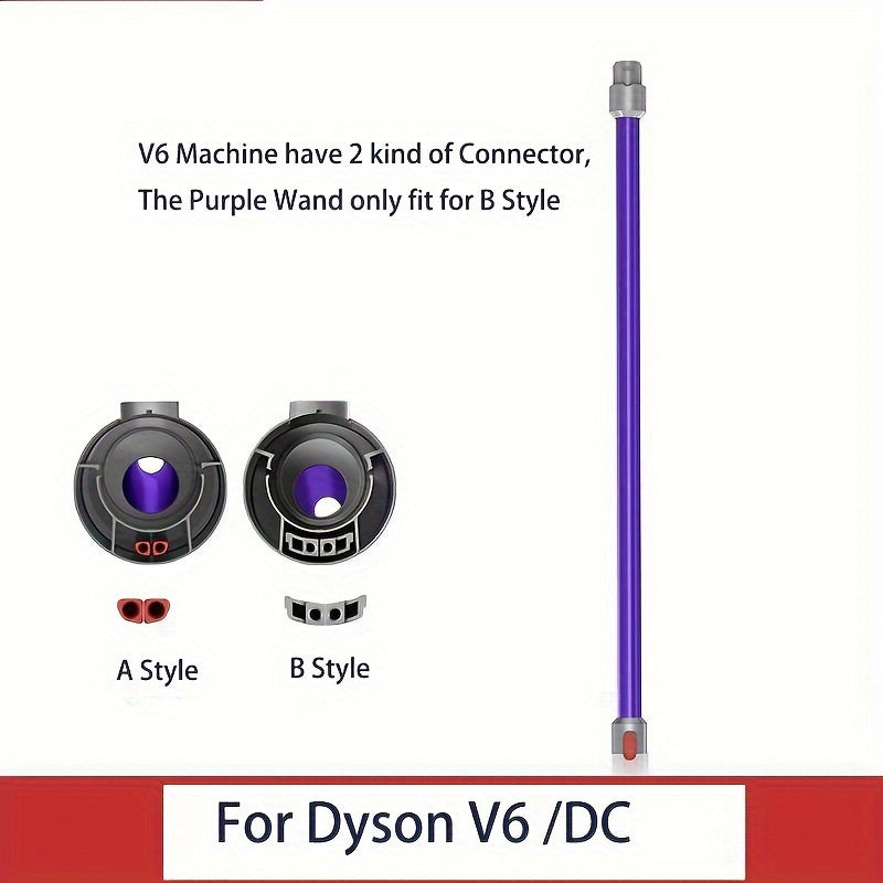 Dyson simsiz tayoqli changyutgichlari uchun mustahkam ABS tez chiqariladigan tayoq - V7, V8, V10, V11 va V15 - Oson o'rnatiladigan almashtirish aksessuari