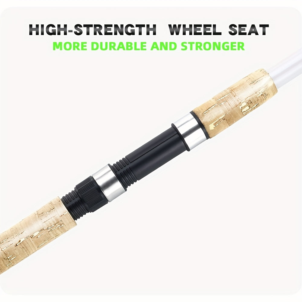 Portable Fiberglass Spinning Fishing Rod 2.1m-3.6m Travel Lightweight Durable