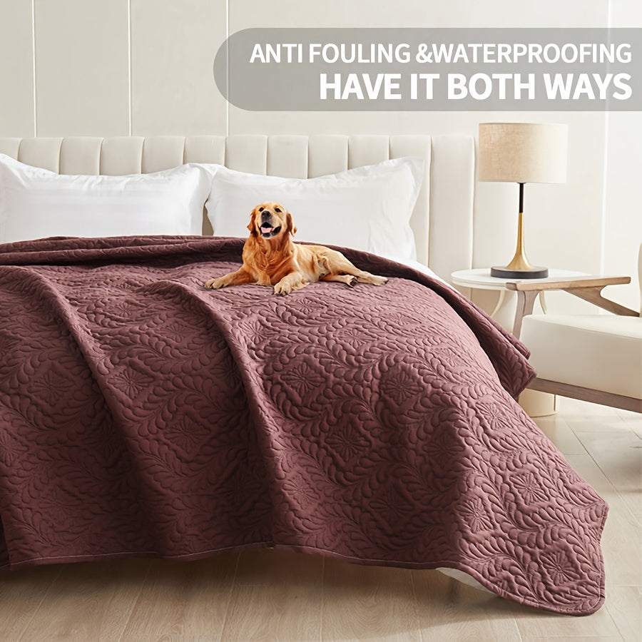 Waterproof Dog Mat for Medium Breeds Travel Picnic Play Durable TPU Material