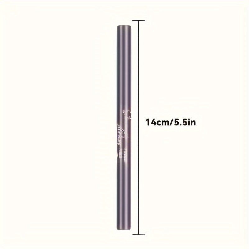 Lápiz de cejas para mujer con doble punta triangular y cepillo para dar forma fácil