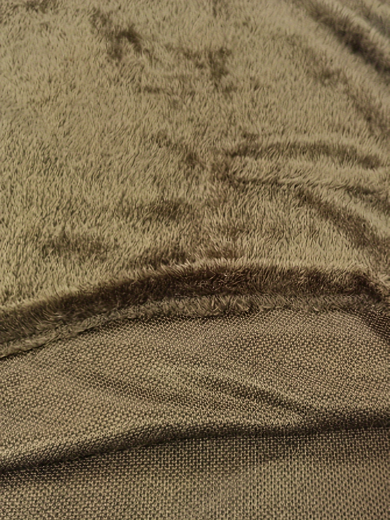 Plus Size Women's Fleece Sweatshirt Long Sleeve Round Neck Pockets