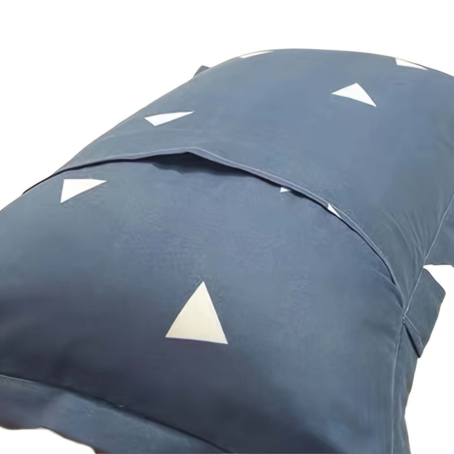 Geometrik uchburchak yostiq qopqog'i 74x48cm yumshoq tolali, chidamli, mashina bilan yuvishga mos