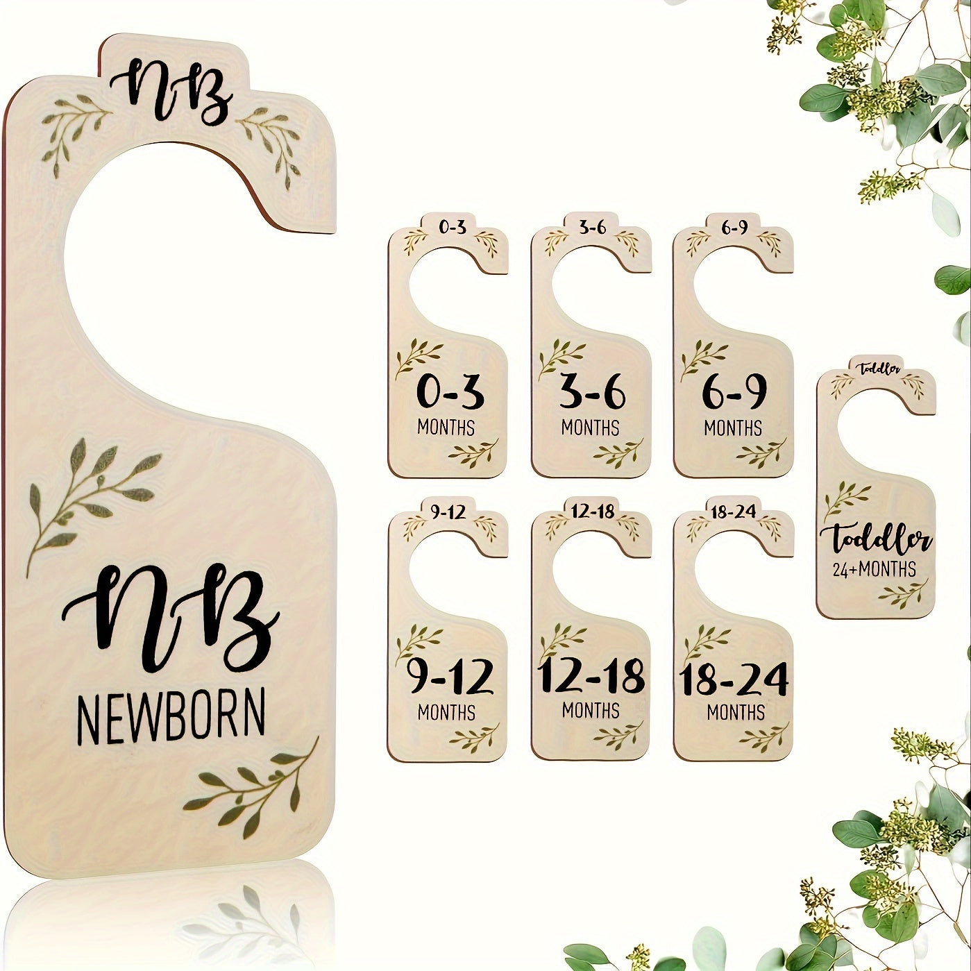 Милый набор из 8 разделителей для одежды в шкафу, двусторонние органайзеры для вешалок по размерам одежды, идеально подходят в качестве подарков на Хэллоуин и Рождество.