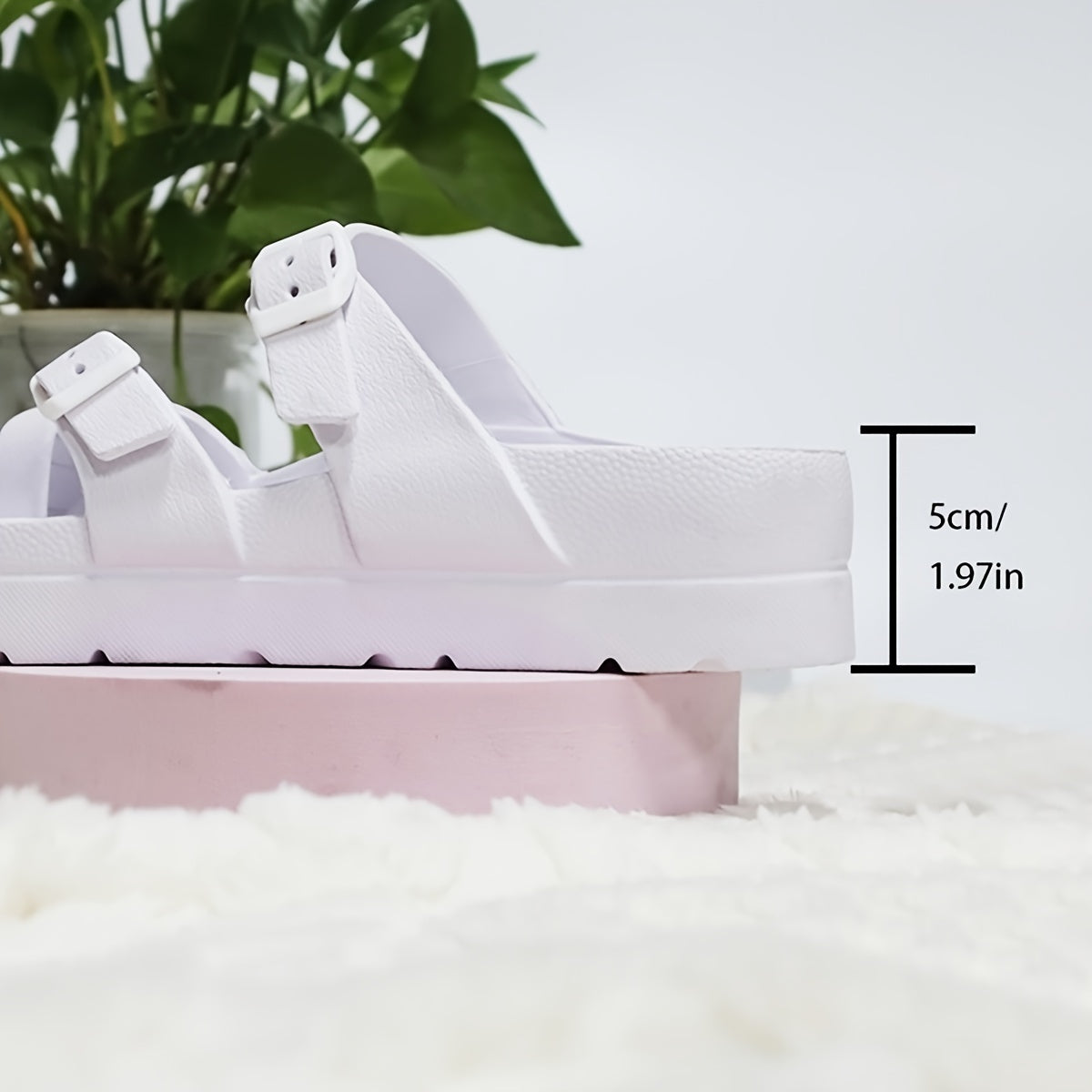 Women's Thick-Soled Cloud Toe Sandals Casual Comfortable Arch Support EVA Shoes