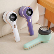 Electric Fabric Shaver for Removing Lint and Hair Rechargeable USB with 3 Modes and 6 Blades