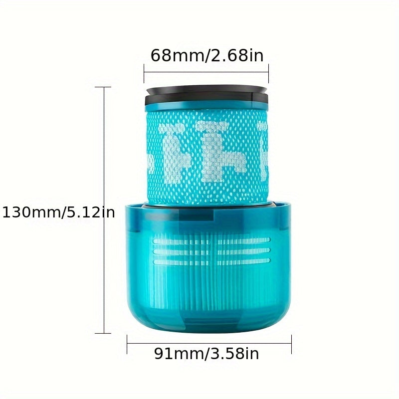 Dyson V15 Detect, V15 Detect, V11 Torque Drive, V11 Animal va SV14 simsiz tozalovchi uchun uchta vakuum tozalovchi aksessuar, ikkita filtr va bitta g'oz boshli cho'tka.