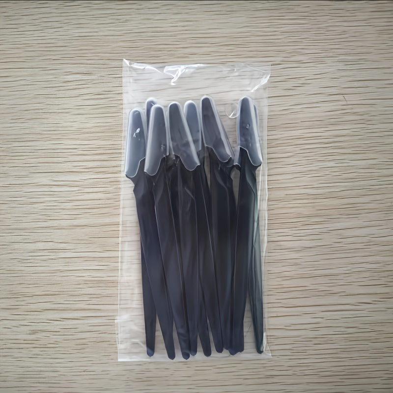 Unisex Facial Hair Removal Razors 12pcs Safety Cover Precision Trimmer