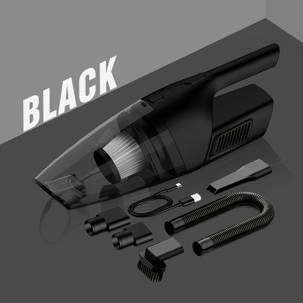 Wireless Car Vacuum Cleaner 6KPa Portable Cordless Dust Ktrap for Home Office Pet