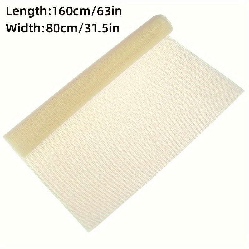 Gran alfombrilla de PVC antideslizante para estabilidad y protección del suelo, lavable a máquina