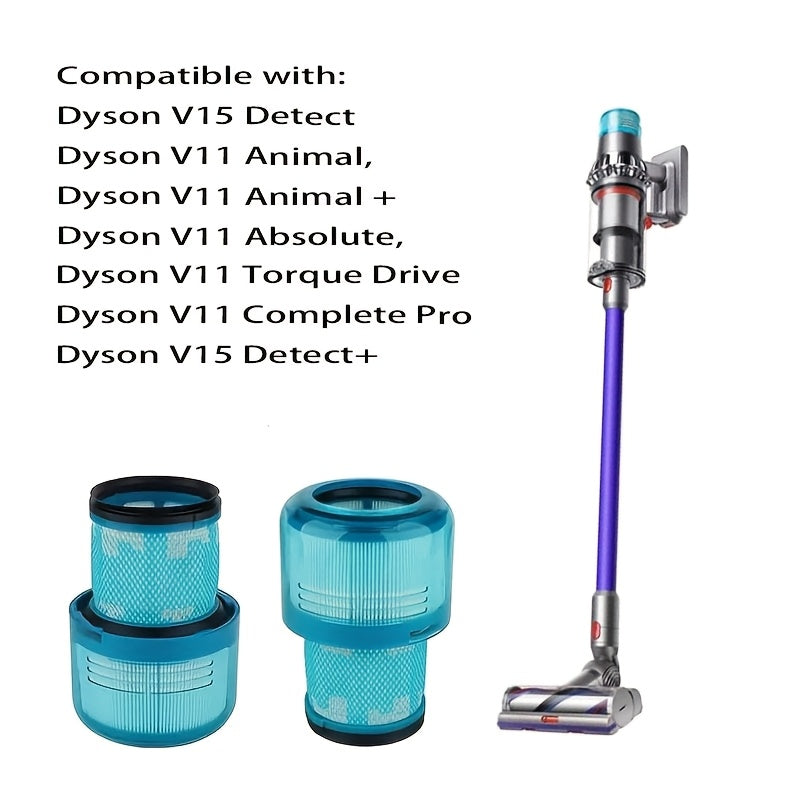 Dyson V11 V15 SV14 SV17 SV22 Detect Animal Absolute Extra Pro Torque Drive changyutgichingizning so'rish va tozalash samaradorligini bizning changyutgich filtrlari bilan oshiring.