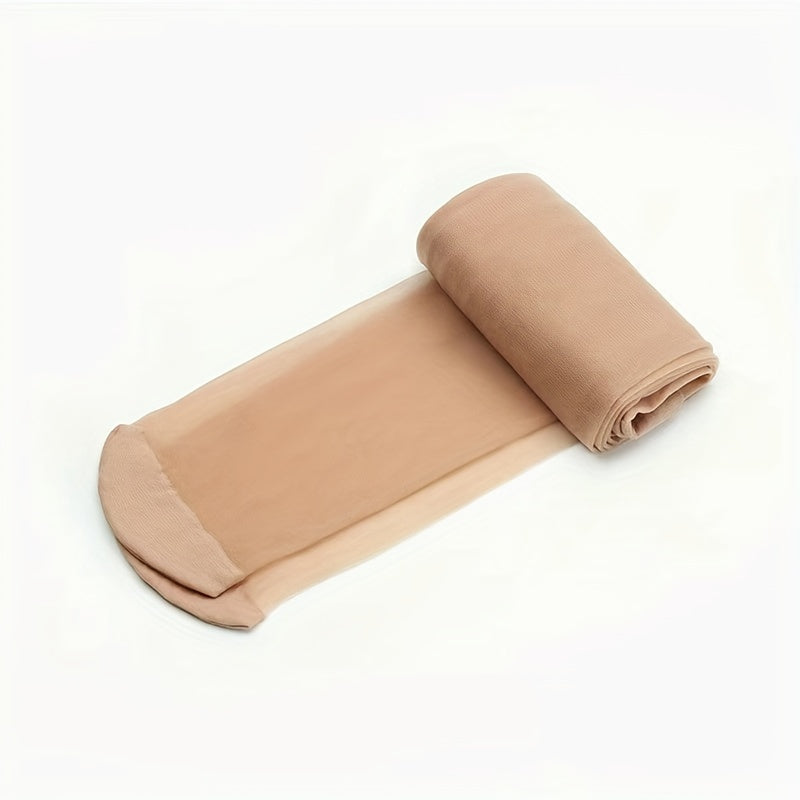 Women's Summer Thin Control Top Pantyhose Stockings Hosiery Solid Color