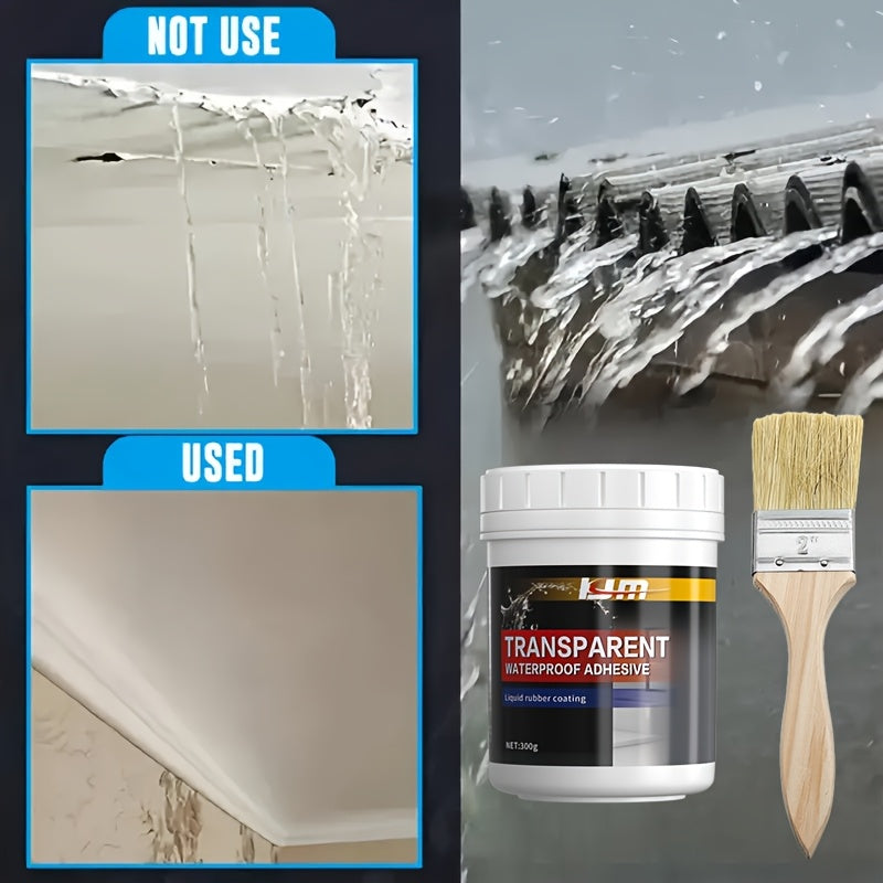 Transparent Waterproof Adhesive 300g Sealant for Windows Doors Indoor Leakproof