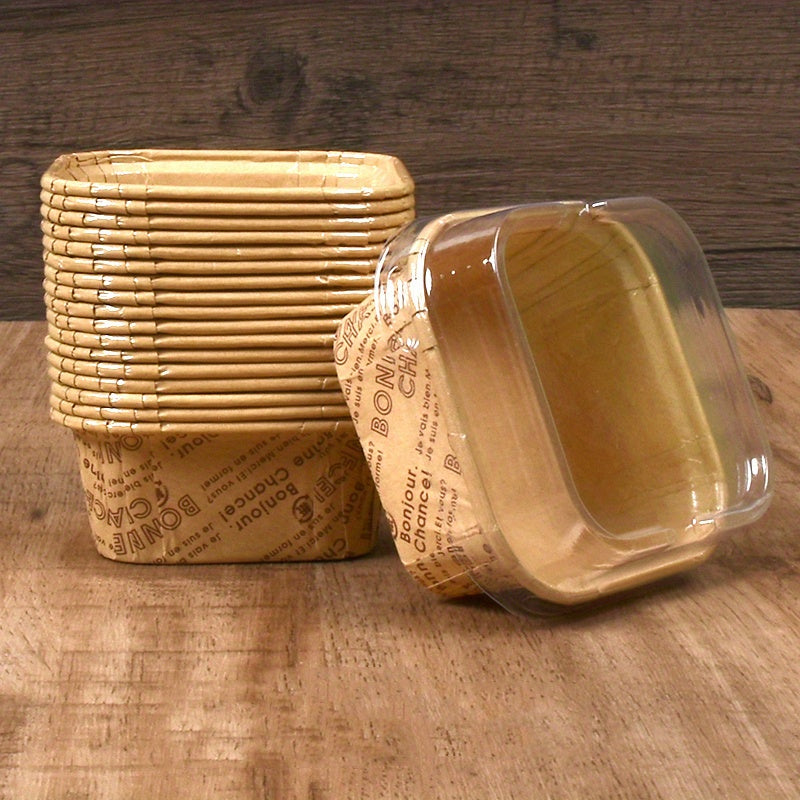 Set of 50 Colorful Foil Cupcake Liners with Lids, Oil-Proof Muffin Cups for Baking