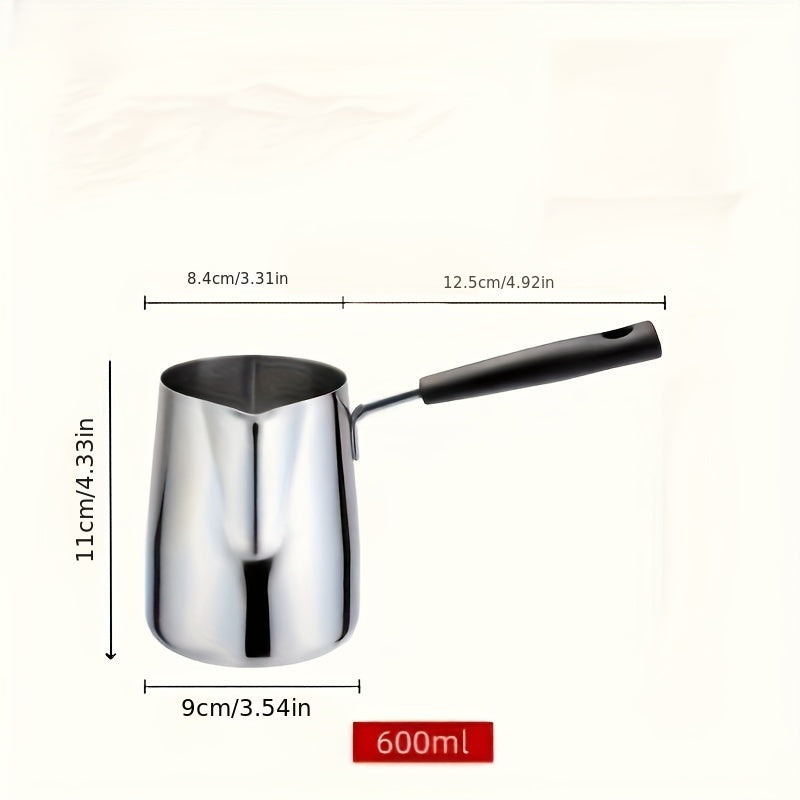 Stainless Steel Milk Frothing Pitcher for Coffee Art and Steaming 20oz