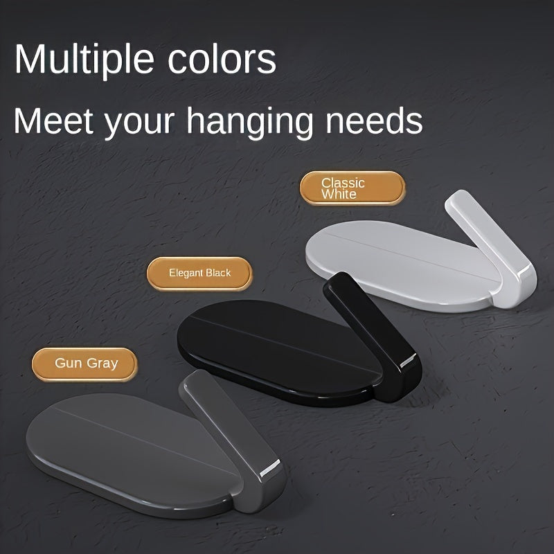 Heavy Duty Adhesive Hooks for Bathroom Wall Mounting Set of 5