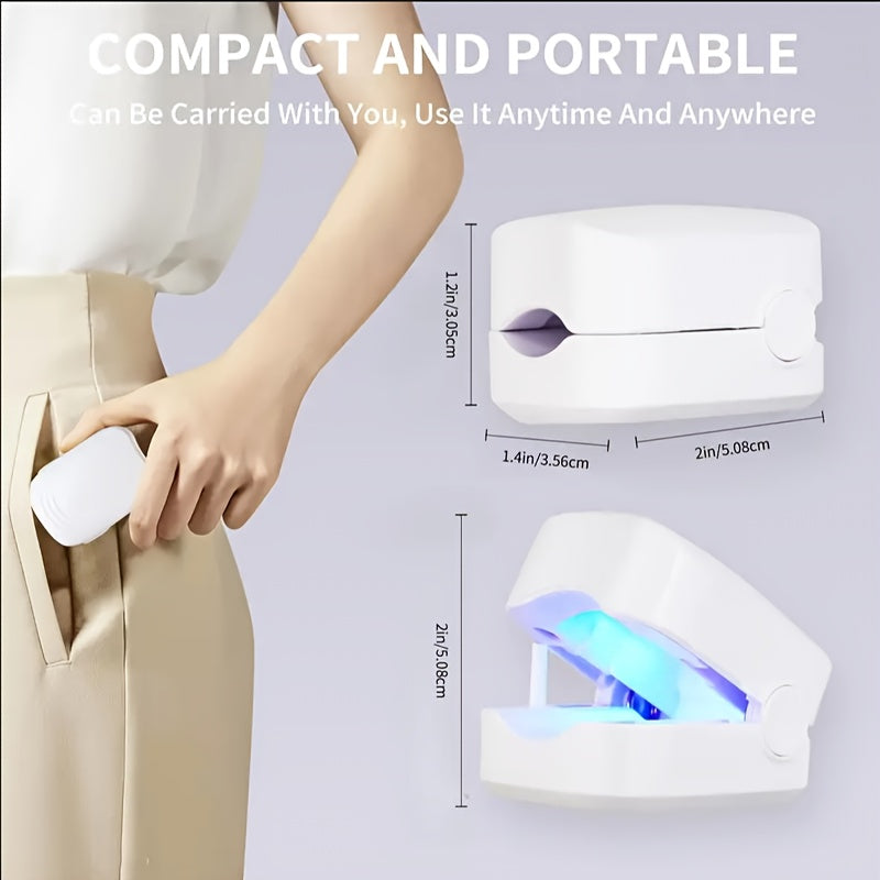 Portable USB Nail Care Device for Thickened Discolored Toenails and Fingernails