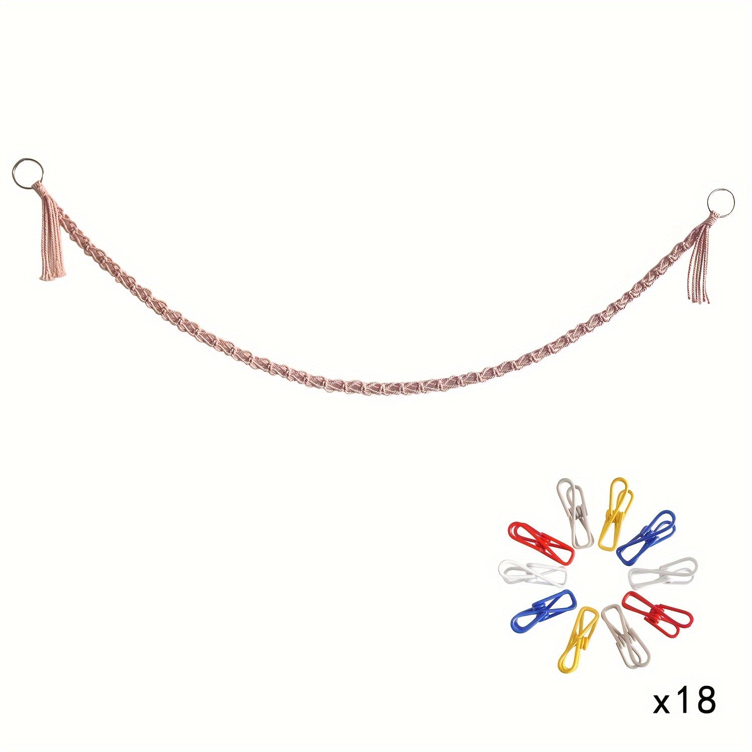 Woven Doll Organizer Hammock Hanging Storage Net for Stuffed Animals Room Decor