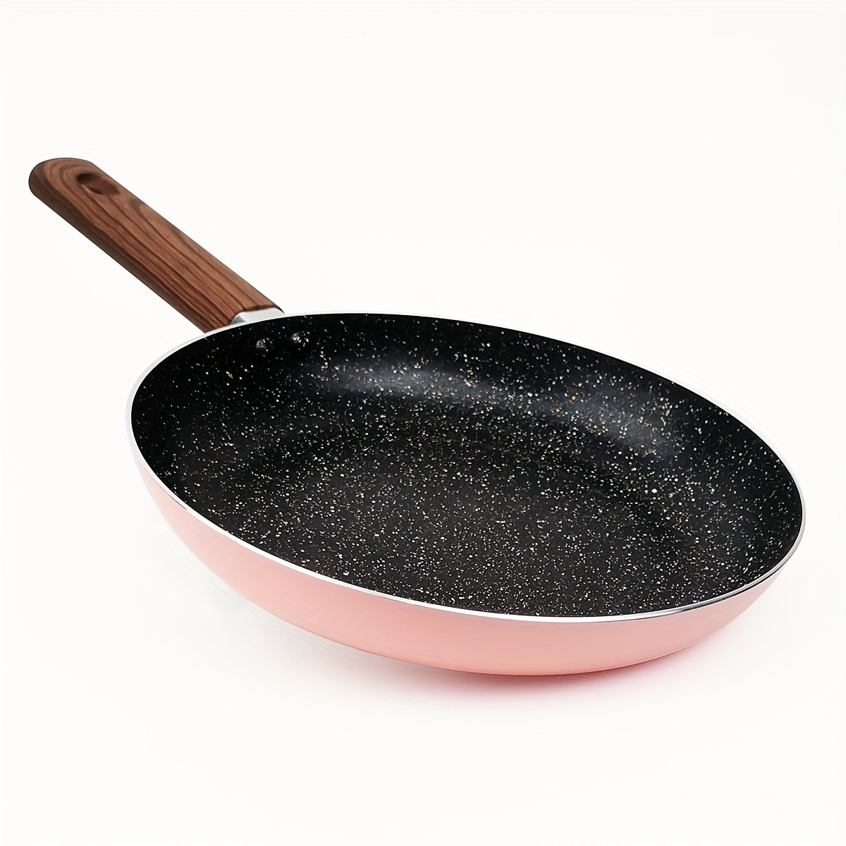 Pink and Blue Non-Stick Frying Pan for Eggs, Gas Stove Compatible