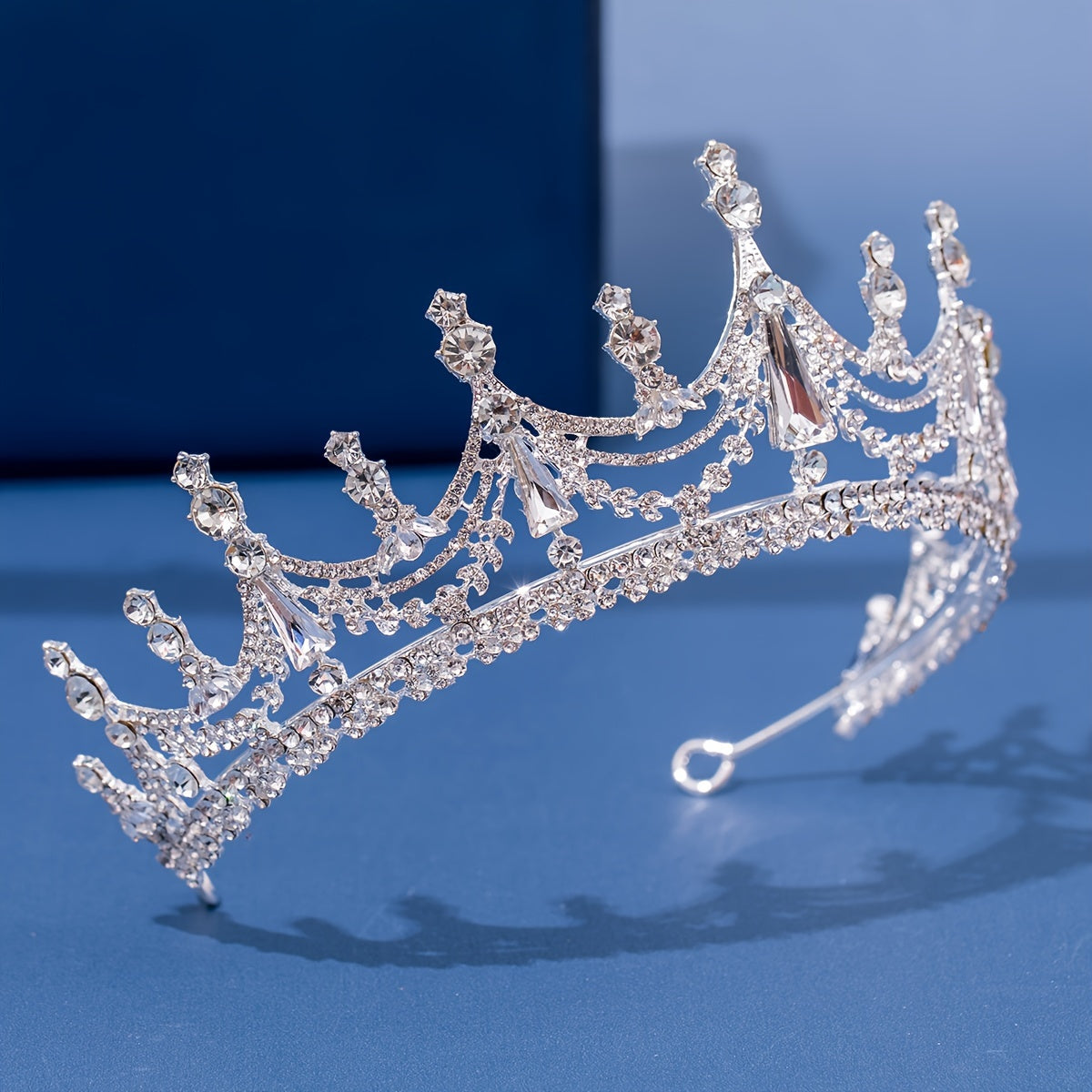 Ayollar uchun to'y uchun Bridal Tiara Rhinestone Taxt Boshqapi