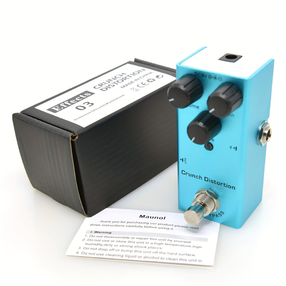 Vintage Electric Guitar Pedals Overdrive Chorus Delay Tremolo Effects