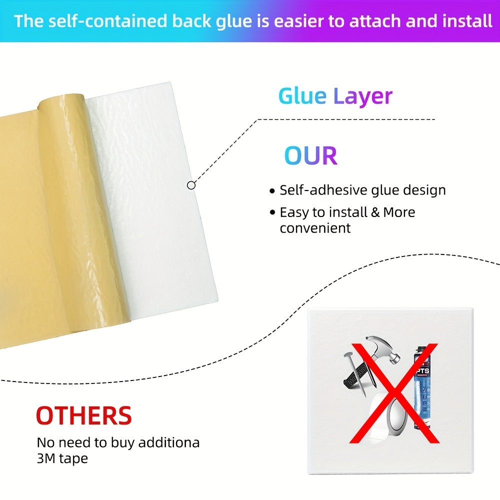 12x12 dyuymli o'z-o'zini yopishtiradigan akustik panellar oq, qora, kul rangda, uy, ofis, studiya uchun ovopuflaydigan to'siq