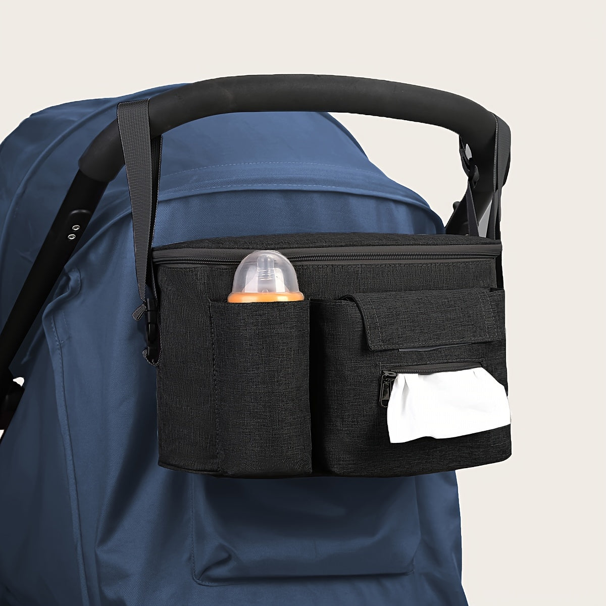 Multipurpose Diaper Bag with Hanging Storage Organizer for Strollers