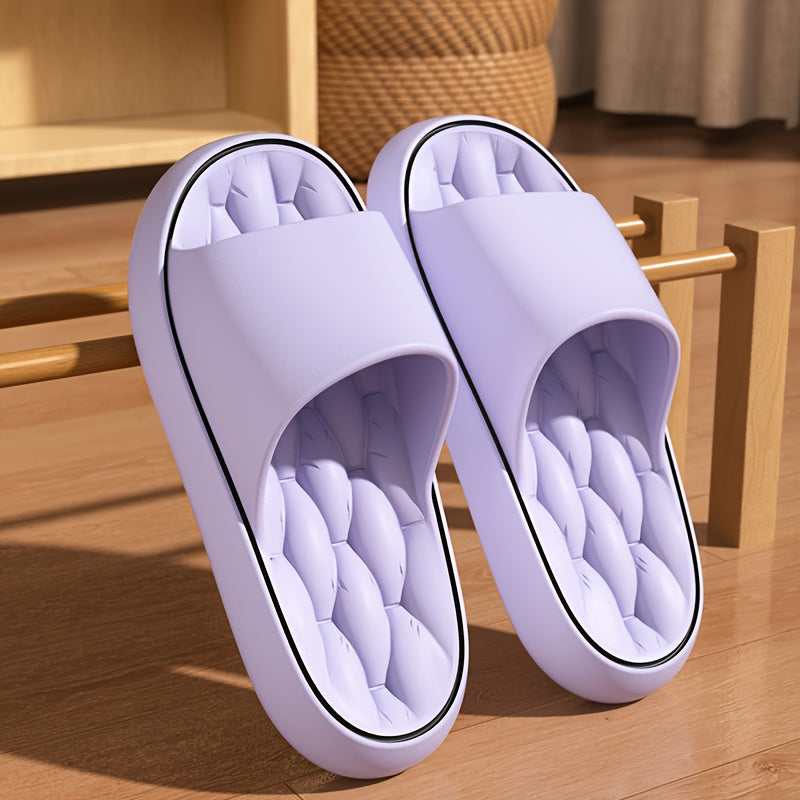 Women's Slip-On EVA Slippers Non-Slip Indoor Outdoor Sandals Black White