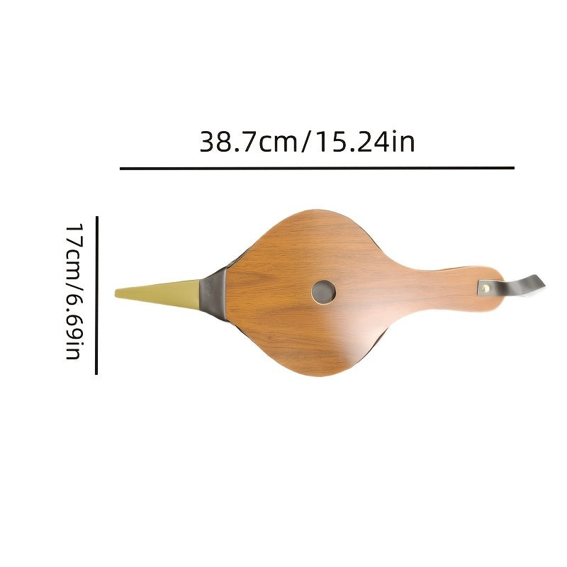 Brown Wooden Fireplace Bellows Air Blower for Camping BBQ Grill and Home Heating