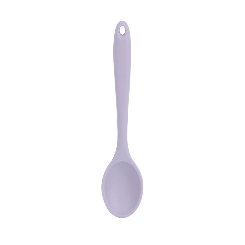 Silicone Soup Spoon Kitchen Utensil Non-Stick Heat-Resistant Cooking Tool