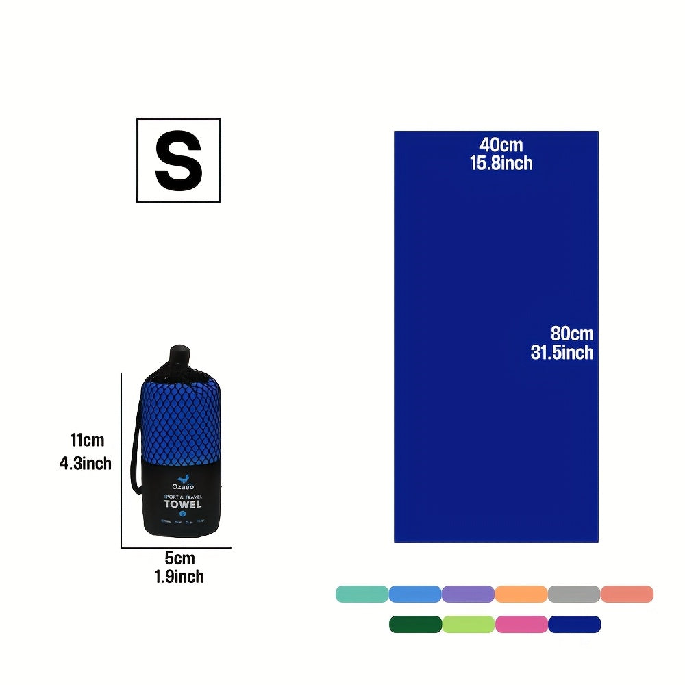 Microfiber Travel Towel Quick Dry Lightweight Sports Beach Hiking Yoga Golf Pickleball