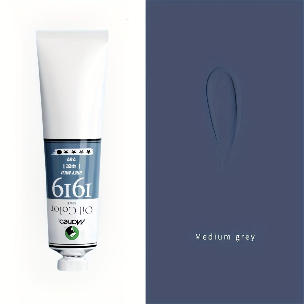 50ml White Oil Paint Tube for Canvas and Graffiti Art Professional Artist Grade