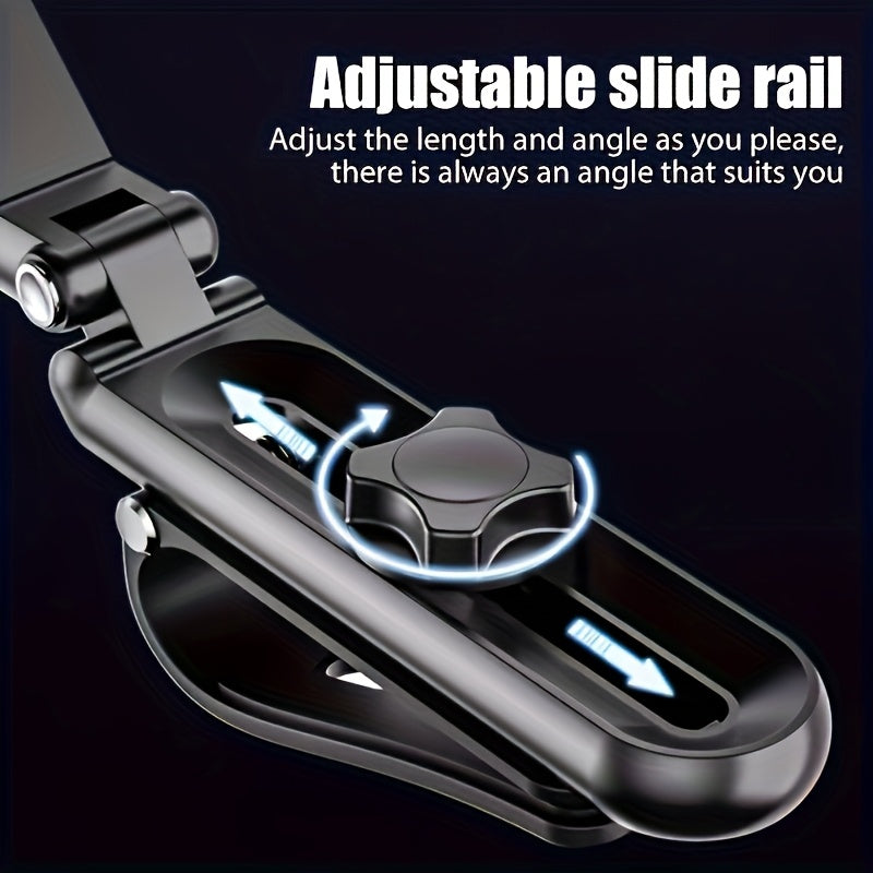 Universal Car Phone Holder 360° Rotatable Waterproof ABS Dashboard Mount