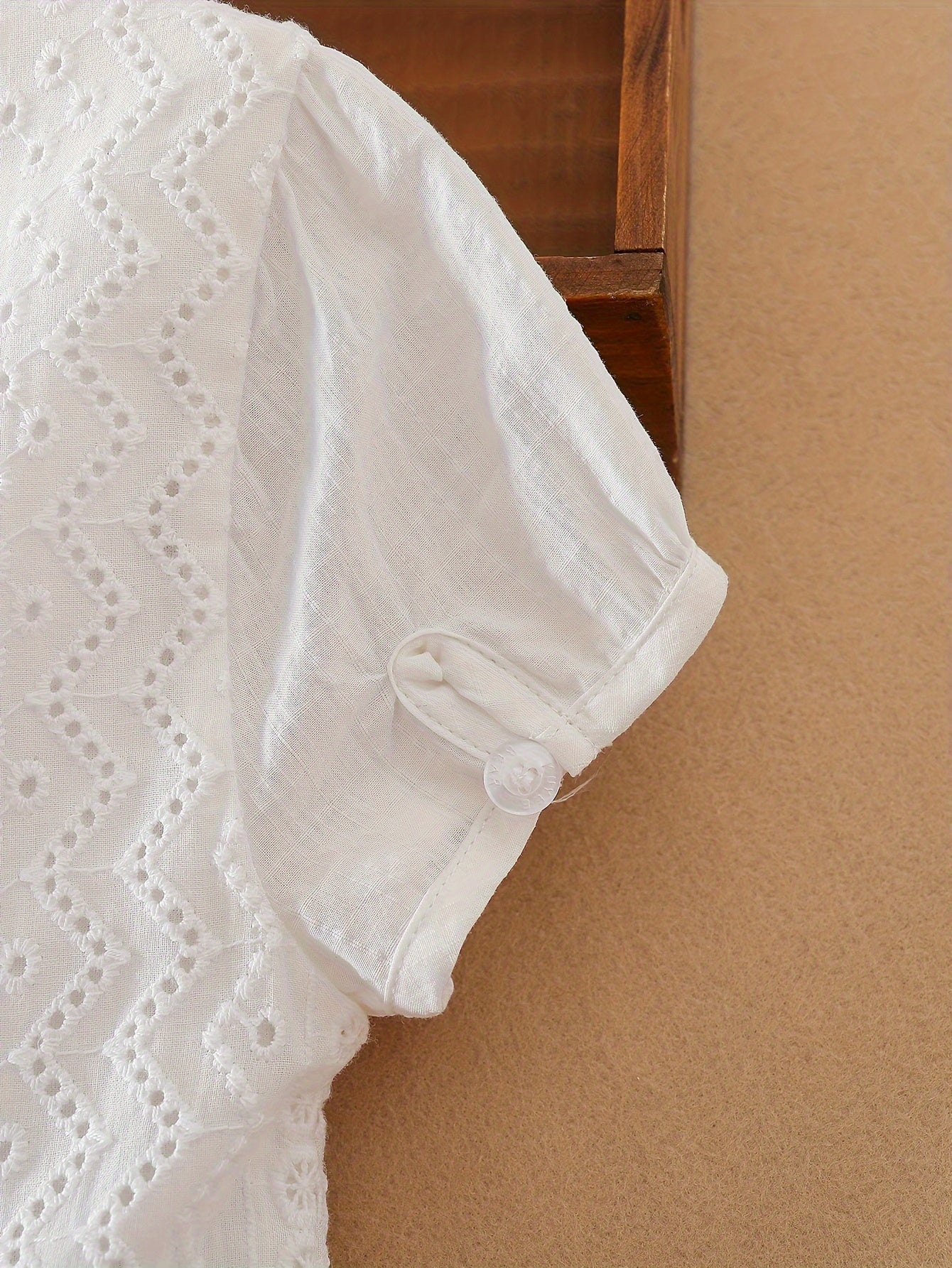 Girls Summer Cotton Princess Dress White Short Sleeve Elegant Kids Dress for Special Occasions