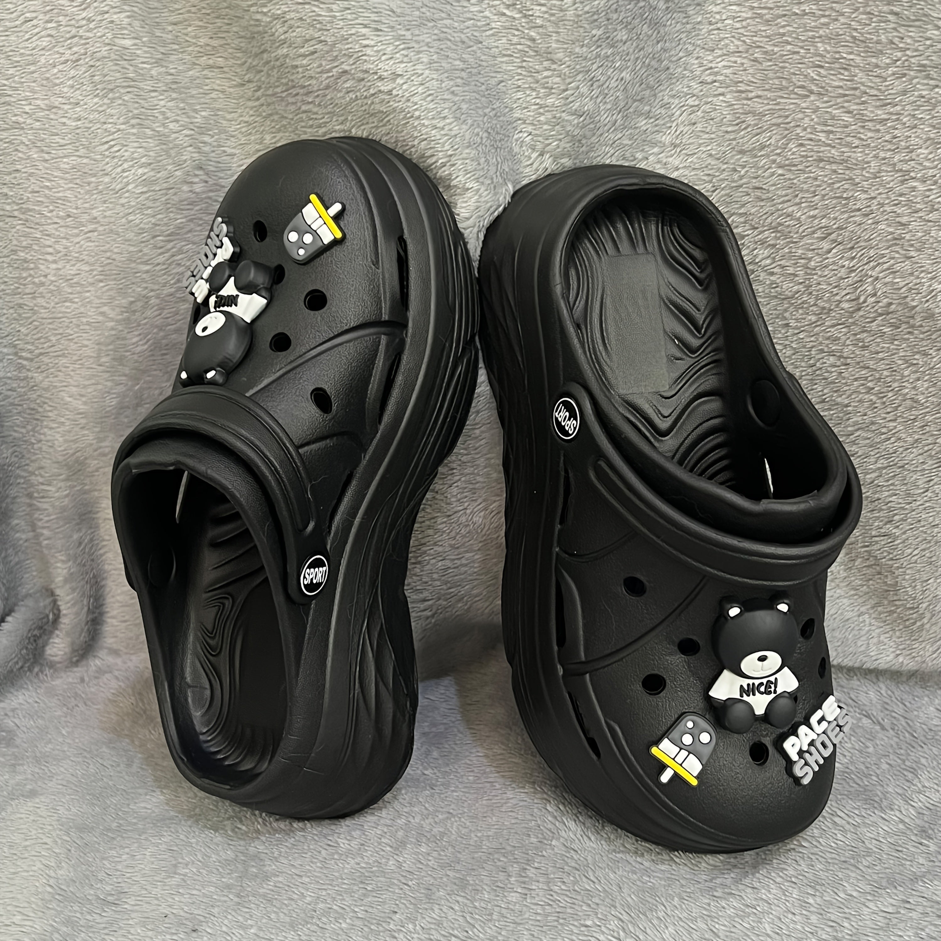 Women's Non-Slip EVA Platform Clogs Slip-On Indoor Outdoor House Shoes