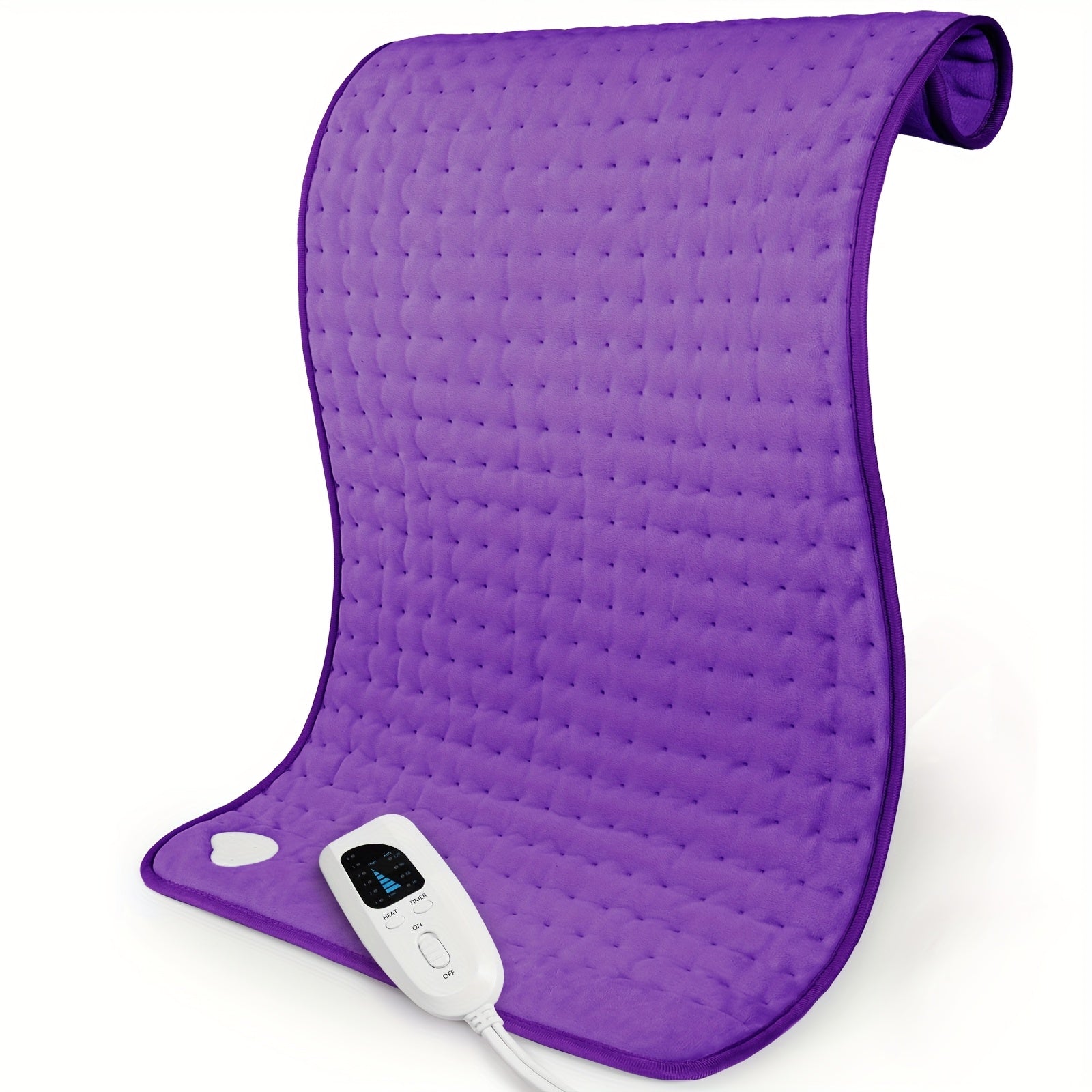 XL Heating Pad 6 Heat Levels 140°F Max 30x60 cm Flannel Washable