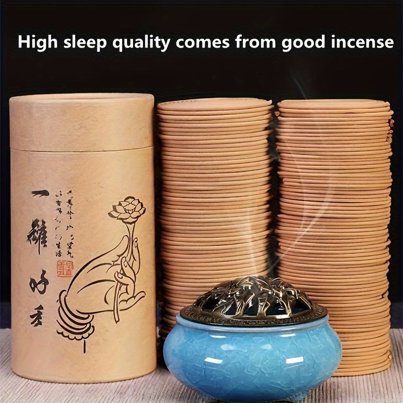 96pcs Aromatherapy Incense Plates with Agarwood Sandalwood Lavender for Yoga Meditation