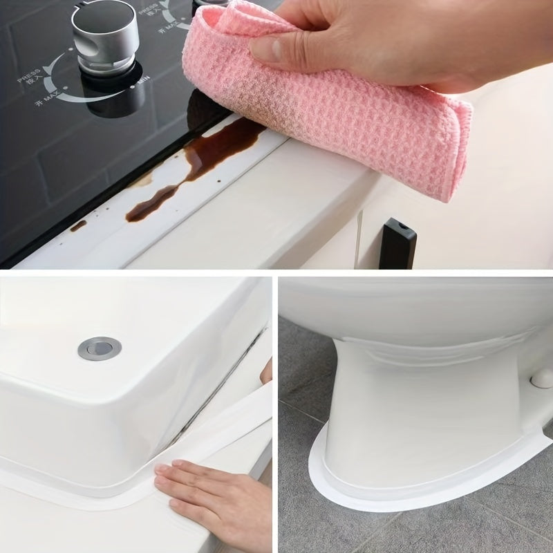 Self-Adhesive Caulk Tape for Bathroom Sealing Sink Bathtub Toilet Gap Filler