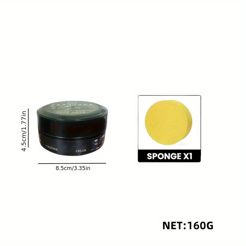 Charm qoʻllanma uchun charm uchun krema, avtomobil oʻrindiqlari, sumkalar, limon aromati, oziqlantiruvchi ta'mirlash