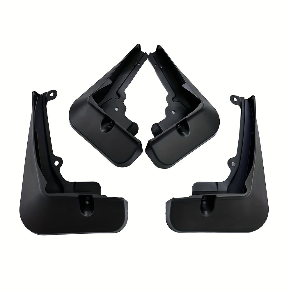 4Pcs Flexible Plastic Fender Flares for Cars Front and Rear Durable Automotive Accessories