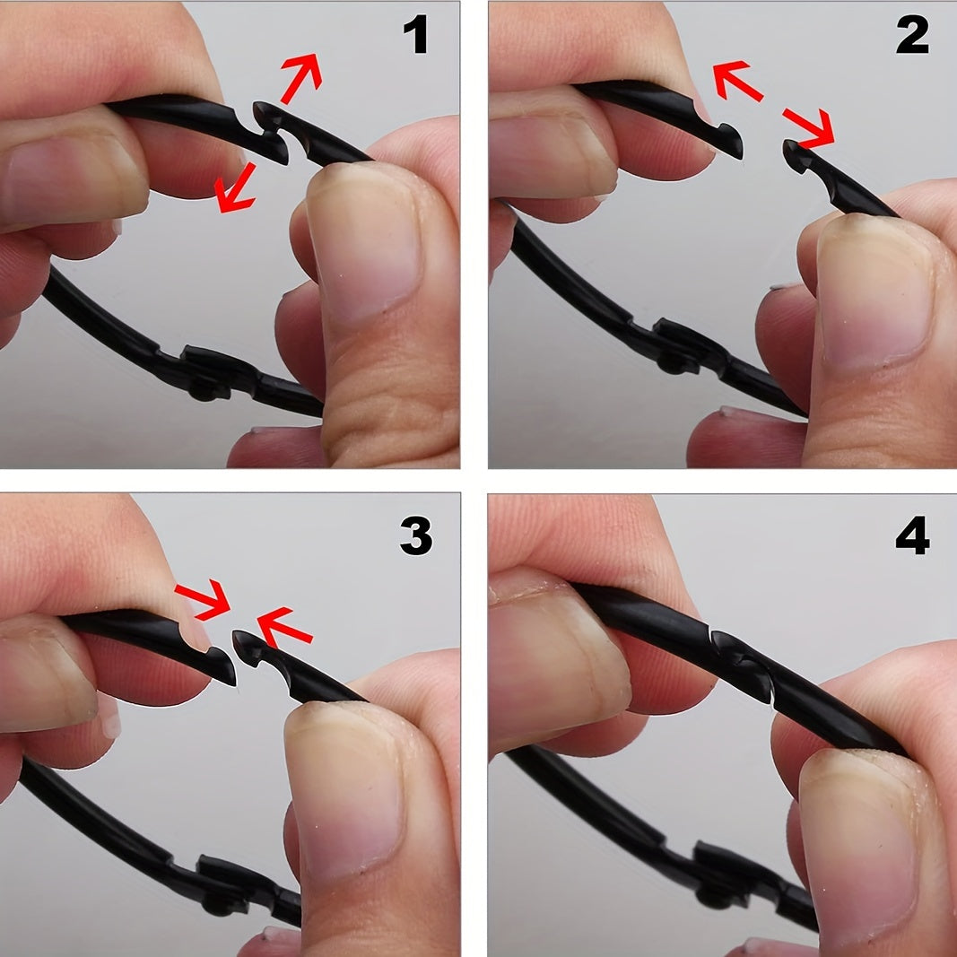 Водонепроницаемые и ржавчинеустойчивые регулируемые крючки для штор в виде колец для душа в наборах по 12 или 24 штуки. Легко устанавливаются для декора ванной и спальни.