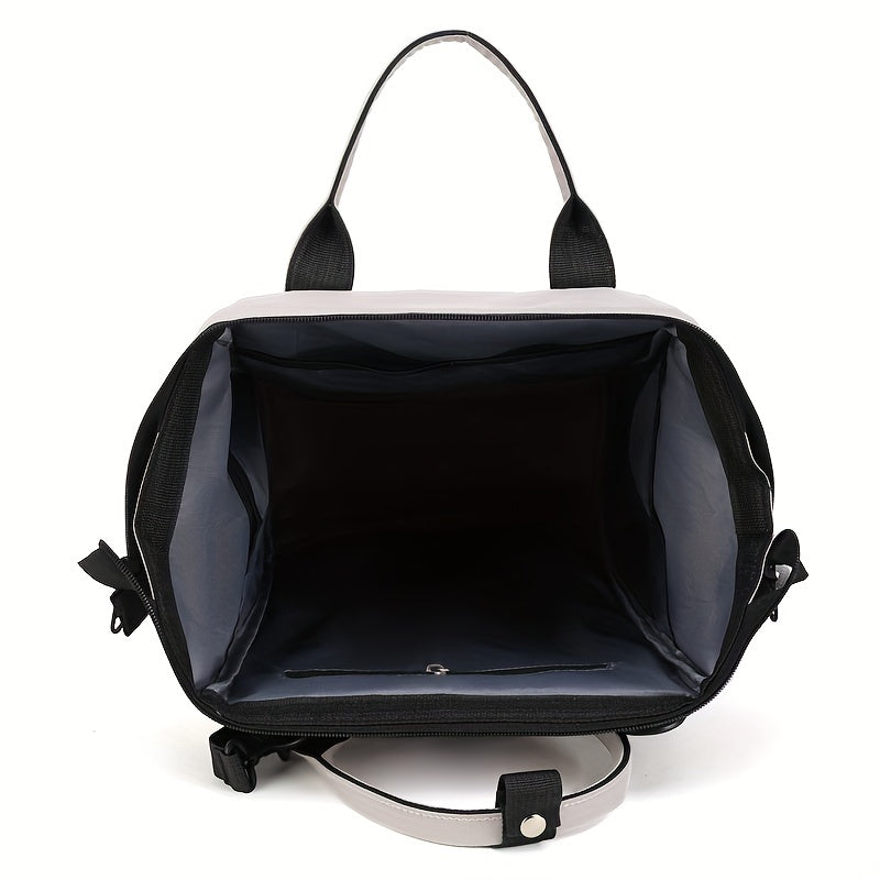 Large Capacity Multi-layer Solid Color Mommy Bag Backpack for Travel and Gifting