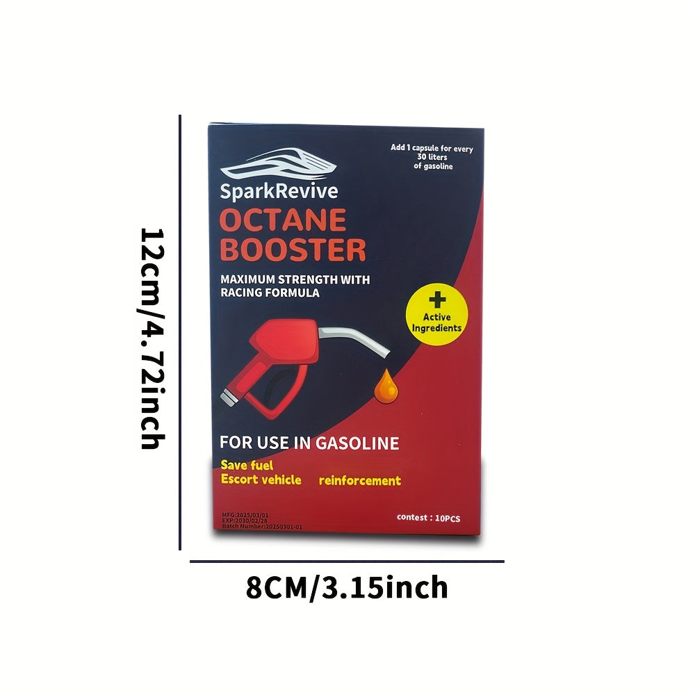 Octane Booster Tablets Fuel Additive for Increased Horsepower and Engine Cleaning