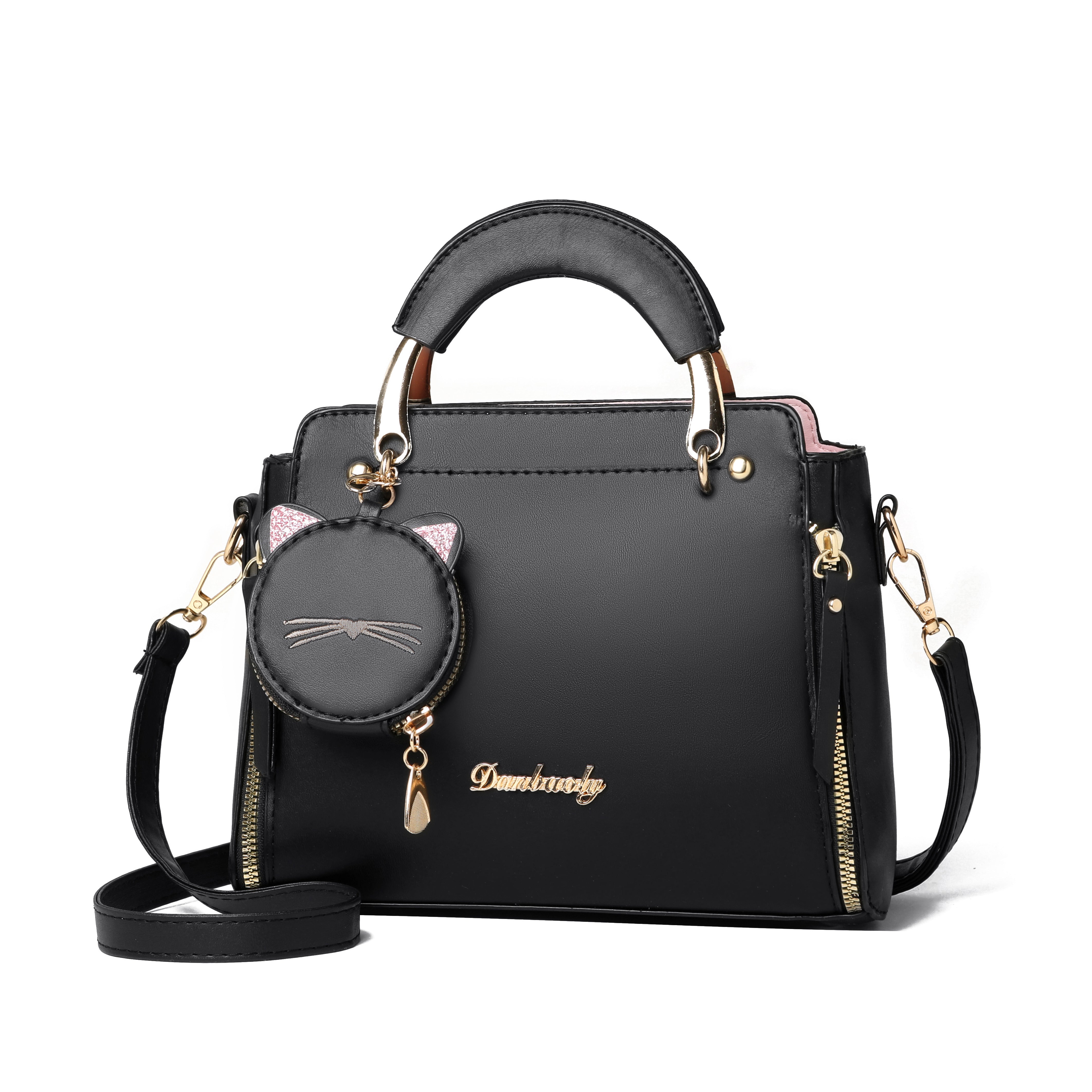 Usmonli ayollar uchun xushbichim xat yozish sumkasi, sozlanadigan tasma va katta sig'imga ega, mustahkam rangda, naqshsiz.