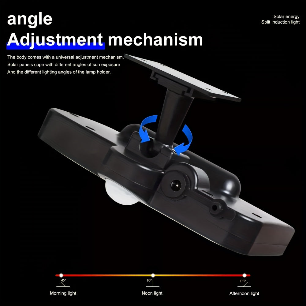 Lámpara de pared LED alimentada por energía solar con sensor de movimiento, 3 modos de iluminación, decoración exterior