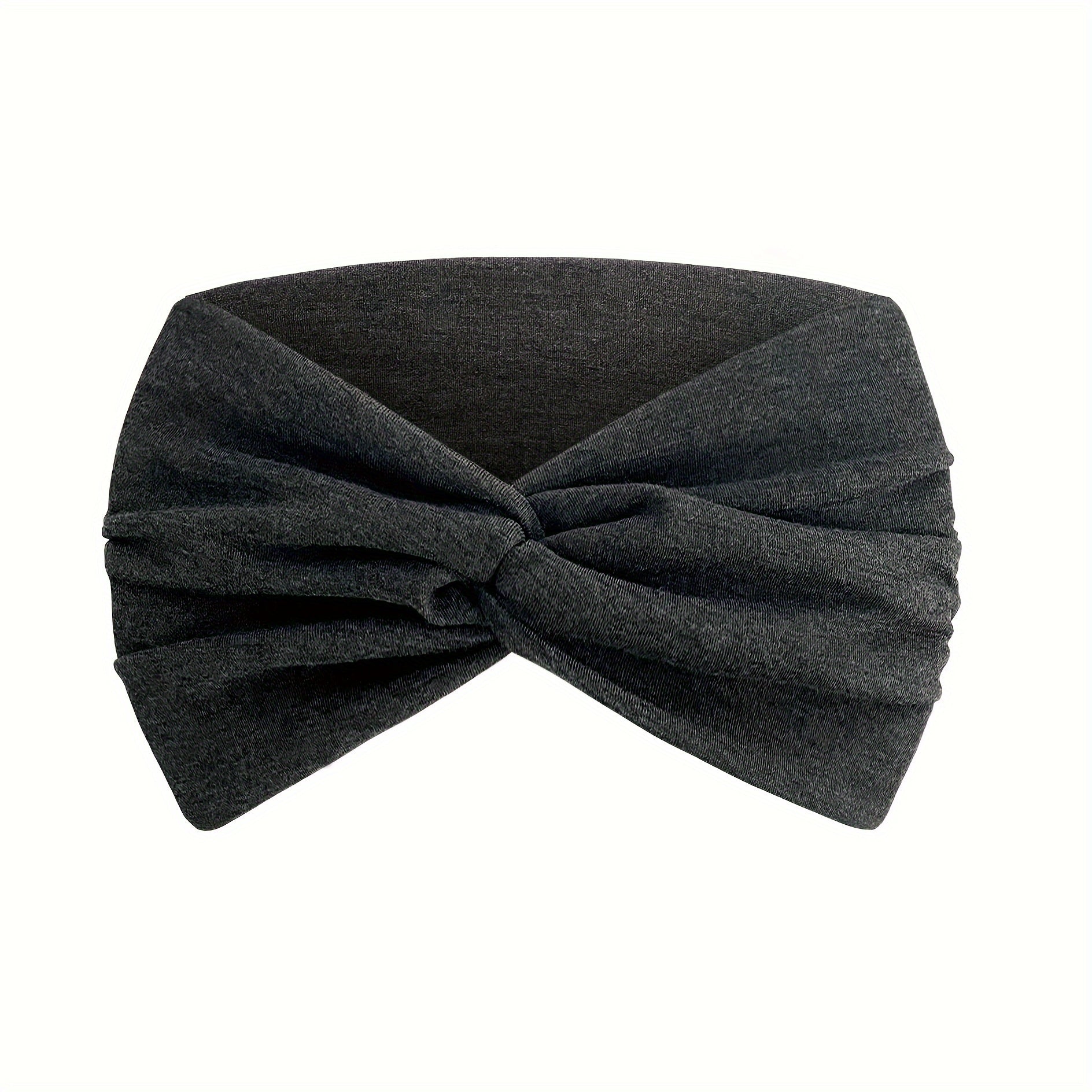 Set of 4 Bohemian Style Sports Headbands Elastic Turbans for Yoga and Workout Women