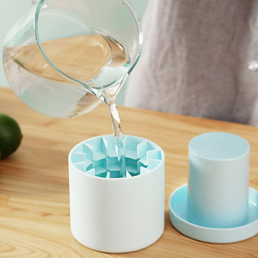 Bandeja de silicona para hielo sin BPA, flexible, molde para congelar, con 8 secciones, máquina de hacer hielo