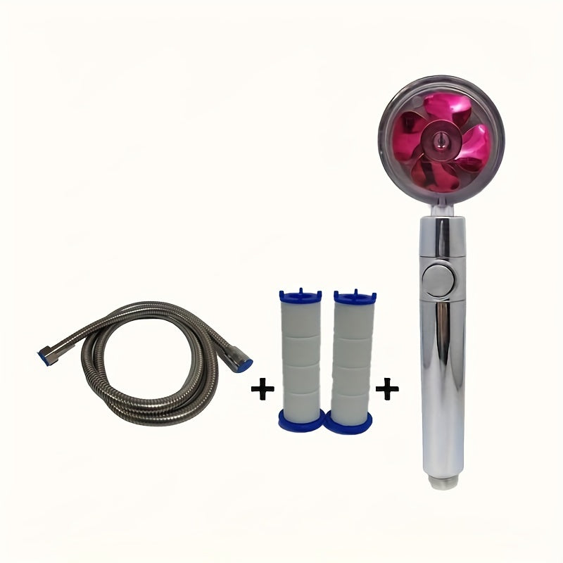 High Pressure Turbo Shower Head with Water Saving Filter for Bathroom and RV