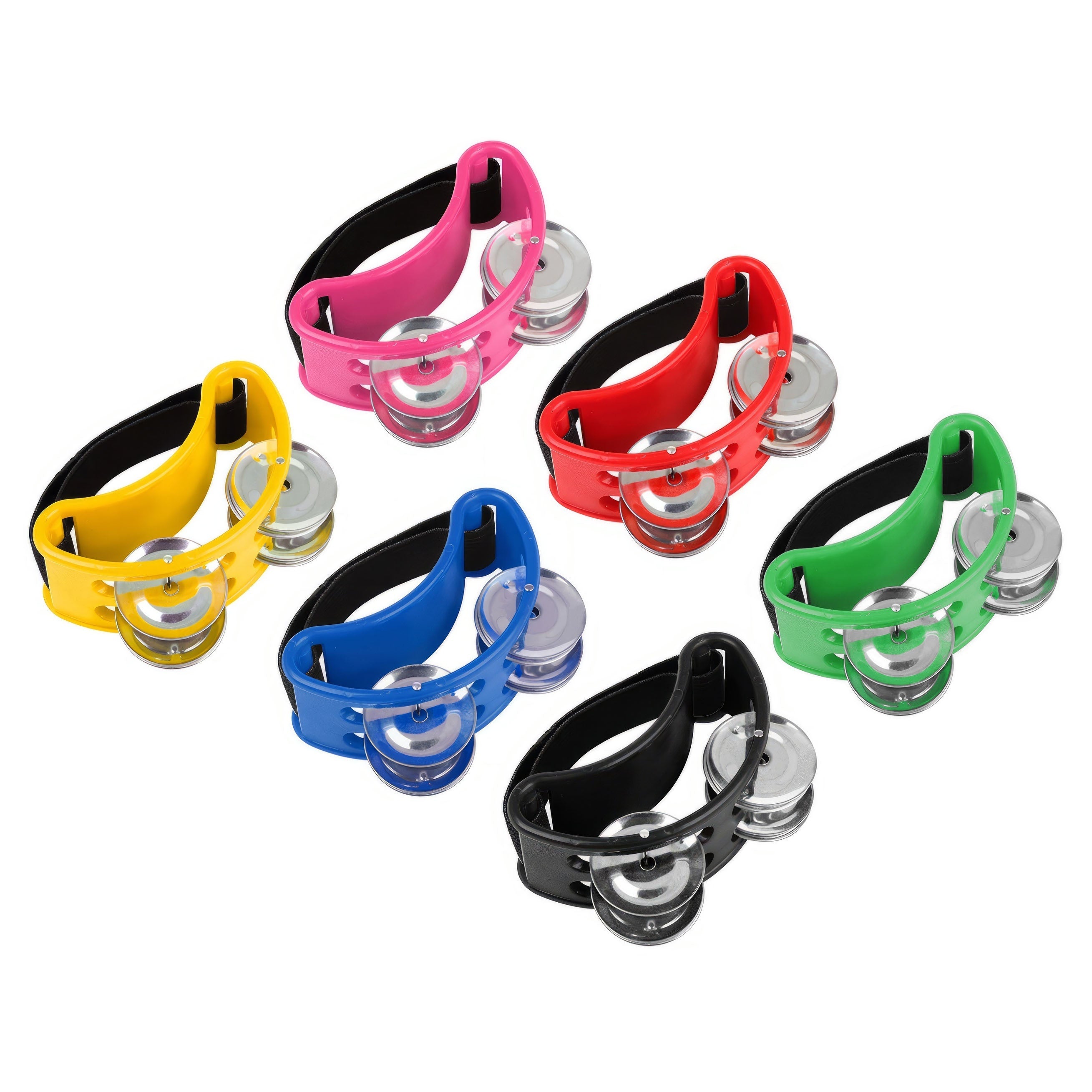 Percussion Instruments Set for Kids with Foot Stepping Bells Rattles Drums in Multiple Colors